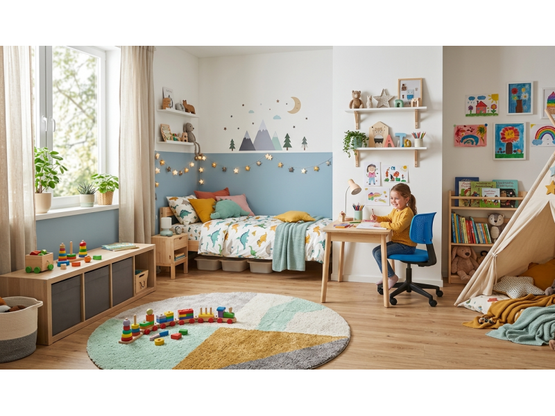 5 idei diferite de a reamenaja camera copiilor