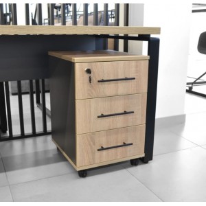 Noptiera cu 3 sertare Sonoma/Anthracite